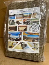 Alion Home Patio Sun Shade Privacy Cover Panel Shade Cloth w/Grommet Walnut