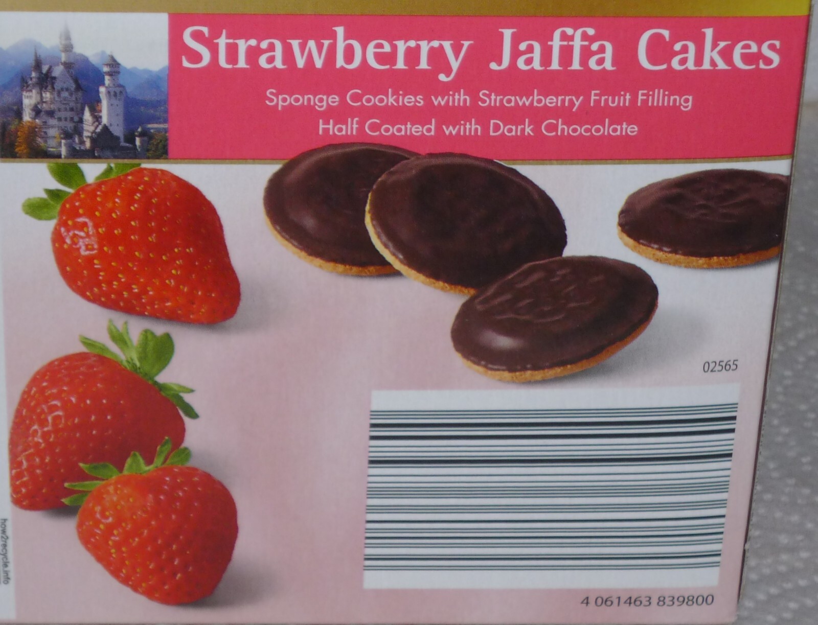 Deutsche Kuche German Orange and Strawberry Jaffa Cakes 10.6oz 300g (2