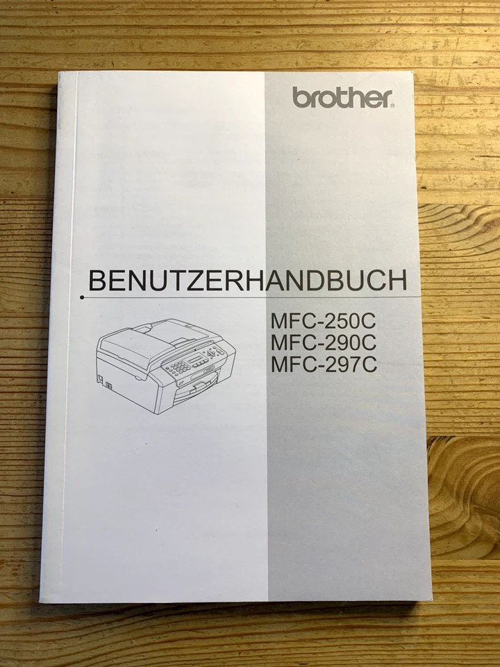 Benutzerhandbuch Brother MFC- 250C, MFC-290C, MFC-297C