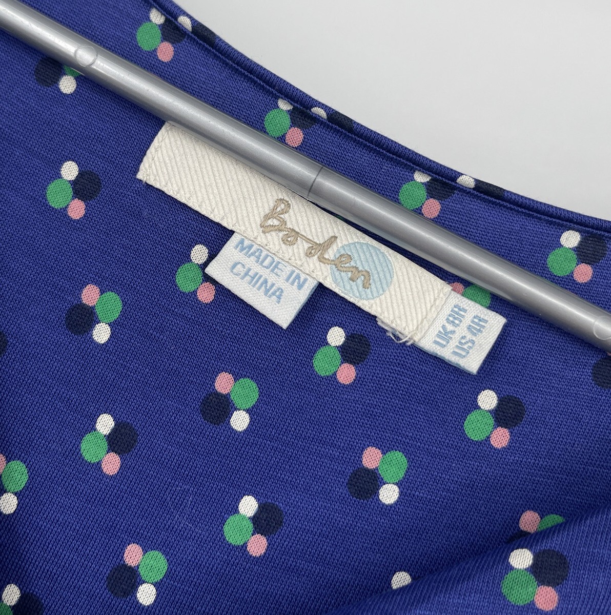 boden rita knitted dress Boden Rita Ruched Sheath Dress Blue Jersey Knit Sz 4