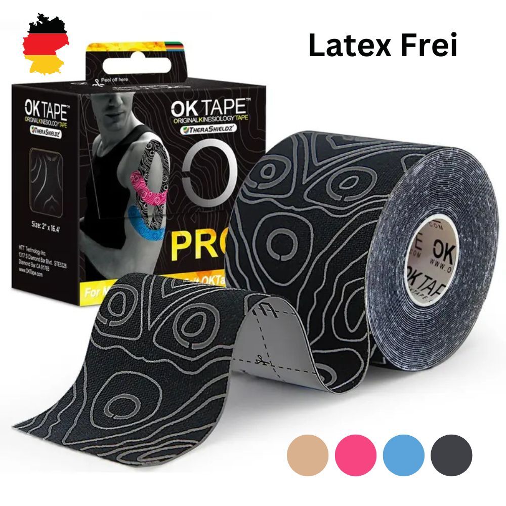Kinesiologie Tape Physiotape Sporttape Kinesio Schulter Nacken Kniebandage Knie