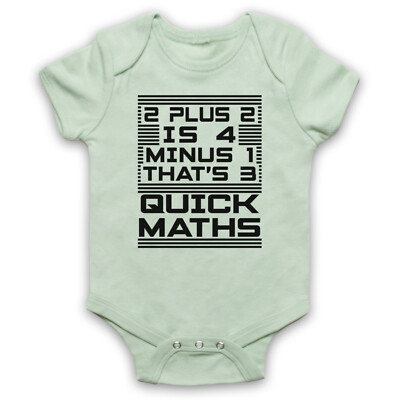 BIG SHAQ 2 PLUS 2 IS 4 QUICK MATHS THE TING GOES RAPPER BABY WACHSEN BABYANZUG GESCHENK