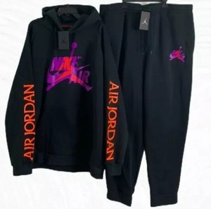 nike air jordan Classic Sweatsuit Hoodie & pants Black Rare Size 3XL | eBay