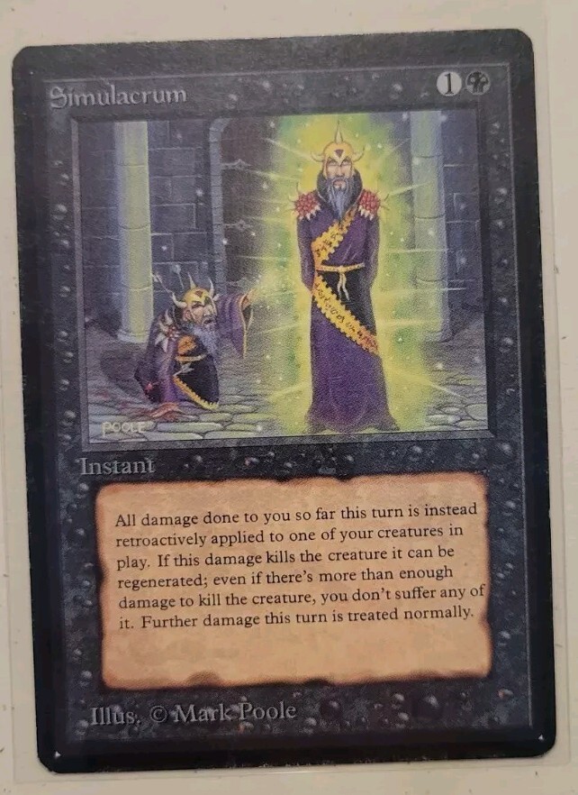 MTG | Simulacrum - Beta | LP/MP - Good Condition (See Pics)