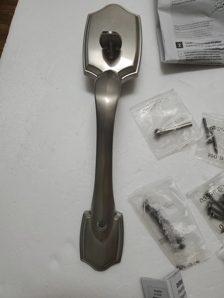Kwikset Dakota Handleset Single CP Satin Nickel 687 - Image 4 of 4