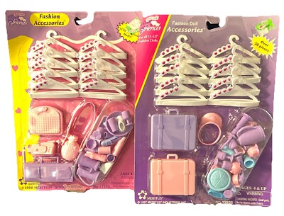 Meritus Forever Girl Friends Fashion Doll Accessories 1997 NEW 2 Sets