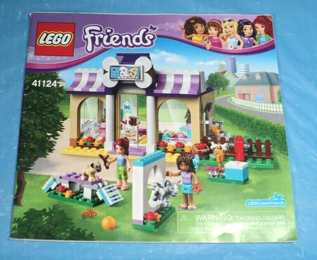 LEGO Friends 41124 Heartlake Puppy Daycare Manual Book.