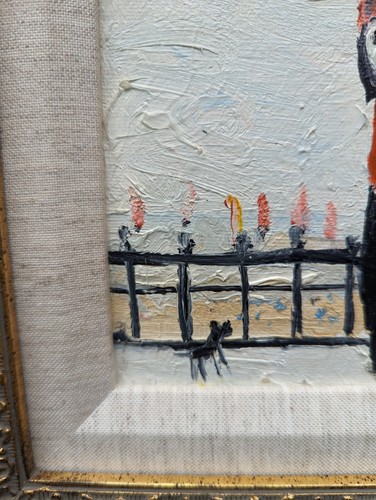 L S LOWRY Attributed Signed FRAMED OIL PAINTING ORIGINAL ARTWORK - Picture 7 of 13
