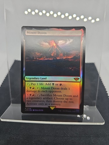 MTG Lord of the Rings Mount Doom Foil - Foto 1 di 1