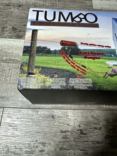 Tumbo Trolley 150ft - Anti-Shock Aerial Dog Runner for Yard Small and Large D... - Picture 2 of 9