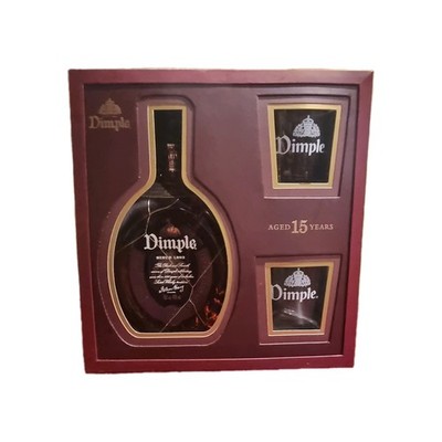 Dimple Blended Scotch Whisk, GESCHENKBOX inklusive 2 Whiskygläser