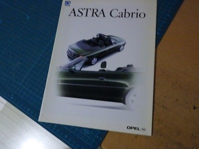 OPEL ASTRA CABRIO Japanese Brochure 1994/12 XD200K C20