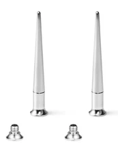 6G Ear Gauges Stretching Kit 316L Surgical Steel Screw Fit Ear Tunnels Tapers...