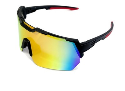 SummitRush Polarized sports sunglasses suitable for men and women Black Red