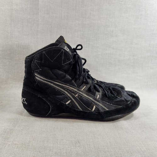 Vintage Y2K Rare Asics High Cut Black Lace Up Mens Size 14 Wrestling Shoes JL801 - Bild 5 von 13