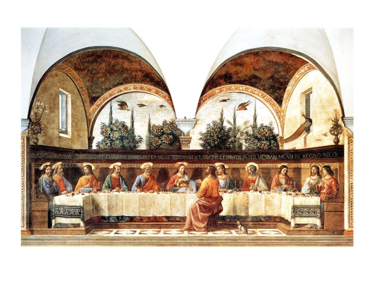 Мини-принт Lultima Cena Доменико Гирландайо 30х25см 2690₽