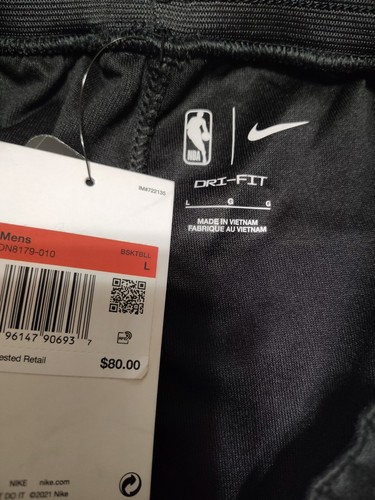 Nike NBA Boston Celtics Spotlight Jogger Pants Men's Size L Black DN8179-010 - Picture 8 of 16