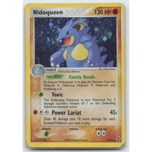 Nidoqueen FireRed & LeafGreen 9/112 HR HP Pokemon