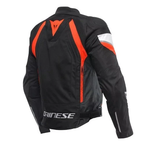 Chaqueta Moto Hombre Dainese Avro 5 Man Black Sport Touring Negro Rojo Fluo - Imagen 2 de 4