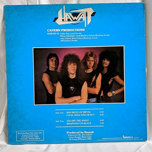 HAWAII LOUD WILD AND HEAVY Vinyl OG 1986 US Pressing Marty Friedman Heavy Metal - Bild 2 von 21