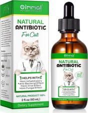 2x Cat  Antibiotic Natural Antibiotics for Cats Pet Love Cat Health Supplement,,