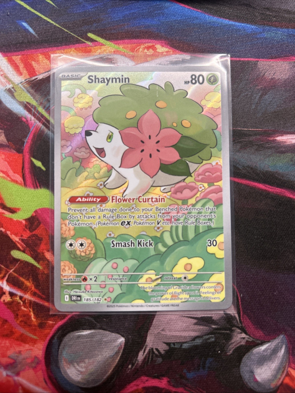 Pokémon TCG Shaymin 185/182 Full Art IR Destined Rivals MINT/Near Mint