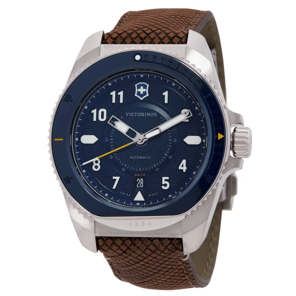 Автоматические мужские часы Victorinox Swiss Army Journey 1884 синий циферблат 241980.1