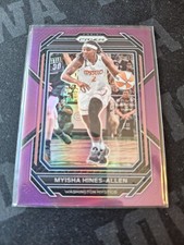 2023 #86 Myisha Hines-Allen WNBA Panini Prizm Purple Prizm 043/149 Mystics