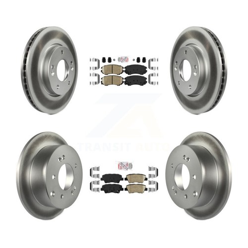 Transit Auto KGA-103021 Brake Disc and Pad Kit Front & Rear for Kia Soul 10-11 - Picture 1 of 12