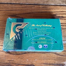 1996 Topps Gallery MLB Baseball Sealed Trading Card Box - 24 Packs