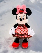 NIB Disney Mickey's Minnie Mouse Plush Chocolate Covered Strawberry 13'' Tall