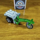 Vintage Hot Wheels RRRumblers Roamin' Candle Green Mexico 1972 Trike Motorcycle