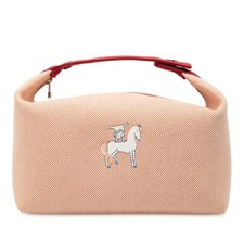 Hermes Herm s Brid a Black GM Cabriole Handbag in Orange and Red C... GZl1es2q