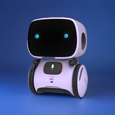 Gilobaby Voice Command Purple Smart Robot Toy Model No. AT001, Ages 3 