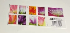 20  Authentic Real Made In The USA FOREVER STAMPS TULIP BLOSSOMS STAMPS BOOK 20