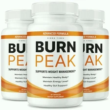 (3 Pack) Burn Peak for Advanced Weight Loss, BurnPeak Fat-Burner Formula