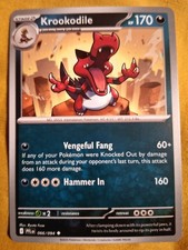 Pokémon Cards: Krookodile 66/94 Uncommon Regular ME: Phantasmal Flames - Pokémon