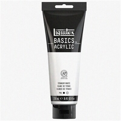 250ml Titanium White Acrylic Paint Tube