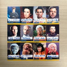 1998 Skybox Star Trek The Original Series TOS Season Two 12 Card Autograph Lot