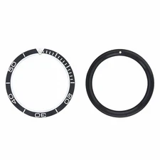 REPLACEMENT BEZEL INSERT BLACK FOR WATCH 40.90MM X 32.70MM