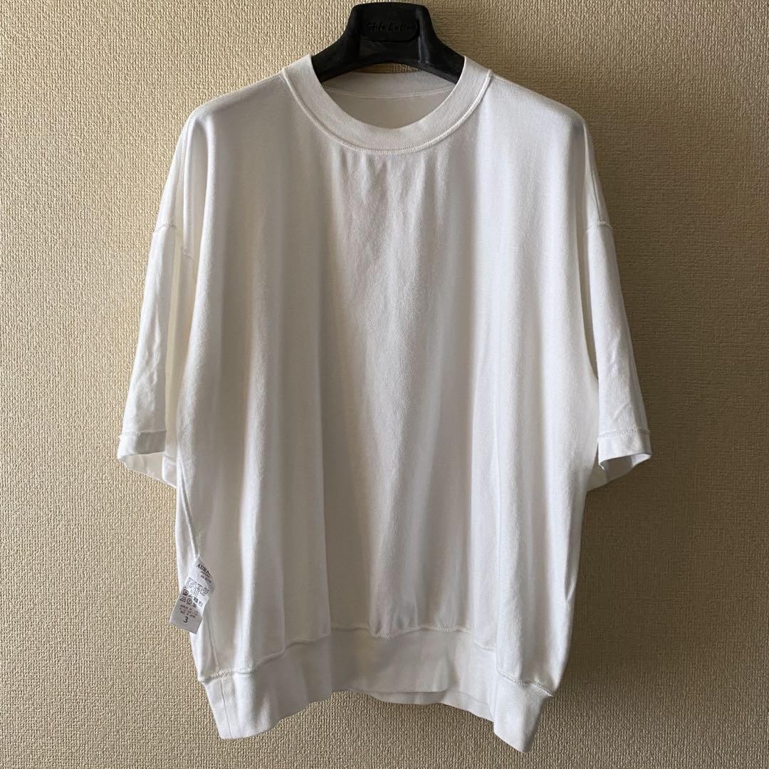 トップス AURALEE/SUPERHIGHGAUGESHEERRIBTEE 2024 WOMEN【AURALEE】SUPER HIGH GAUGE SHEER RIB L/S TEE (トップス