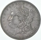 XF 1898 (P) Morgan Silver Dollar (1 coin) *9471