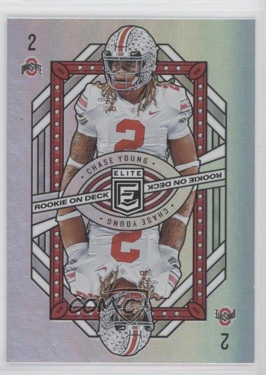 2020 Panini Donruss Elite Rookie On Deck Chase Young #14 4z8