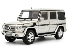 2003 MERCEDES-BENZ G-CLASS 55 AMG IRIDIUM SILVER 1/18 CAR BY OTTO MOBILE OT1126