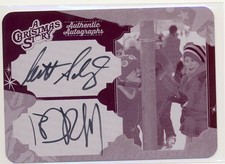 2024 Cryptozoic A Christmas Story Autograph Printing Plate Schwartz Robb Magenta