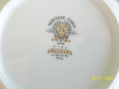 Very Gently Used Vintage Noritake Alicia 76 Pc. Service for 10