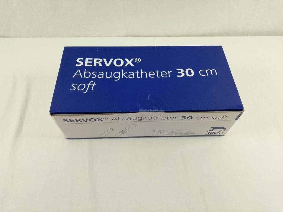 Servox Absaugkatheter 30cm Soft 100 Stück steril CH 06-18 Grün - Bild 2 von 3