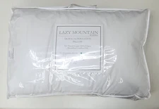 Sferra Lazy Mountain Down Alternative Queen Pillow 20x30 Medium