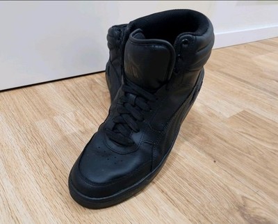 Puma High-Top Sneaker Schwarz Leder Gr. 44,5   kaum getragen