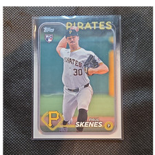 Topps 2024 Update Series Paul Skenes Rookie #US100 White Uniform - Pirates MLB
